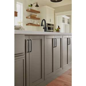 Renown 6-5/16 in. (160mm) Traditional Matte Black Arch Cabinet Pull