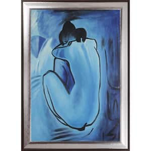 Blue Nude by Pablo Picasso Magnesium Framed People Oil Painting Art Print 29.25 in. x 41.25 in.