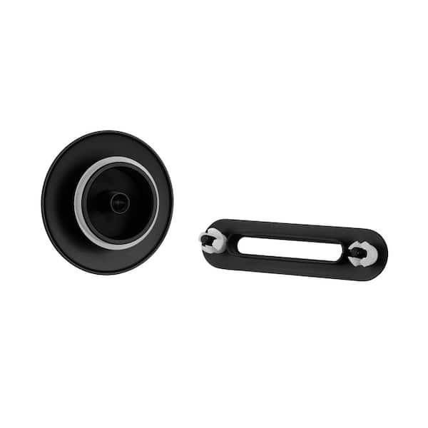 1.18 in. x 2.75 in. x 2.75 in. Tub Trim Kit in Matte Black
