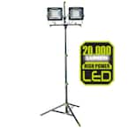 dual head led work light