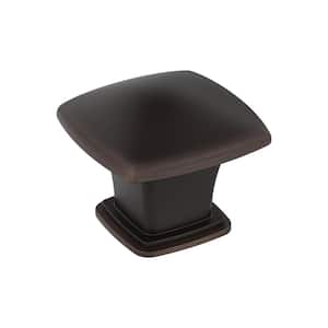 Garfield 1-3/16 in. Traditional Oil-Rubbed Bronze Square Cabinet Knob