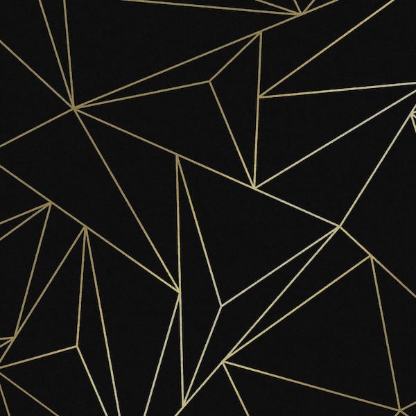 Scatter Geo Black Wallpaper