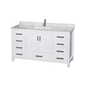 Lucy 72 Double Bathroom Vanity Set with Vessel Sinks - White  Beautiful  bathroom furniture for every home - Wyndham Collection