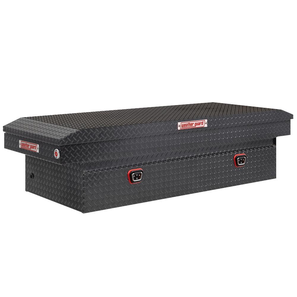 Weather Guard 72 in. Gray Aluminum Full Size Crossover Truck Tool Box ...