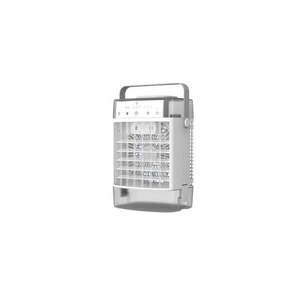 2-4-8 Hours 1600ML Dual Tank Air Cooler with Remote, 3-Speed 2-Mist Modes, Personal Mini Desktop Fan, 7-Lights, 3-Timer price history on PriceWatchPro