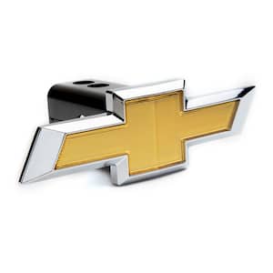 Chevrolet Logo Hitch Cover in Chrome with Amber Center