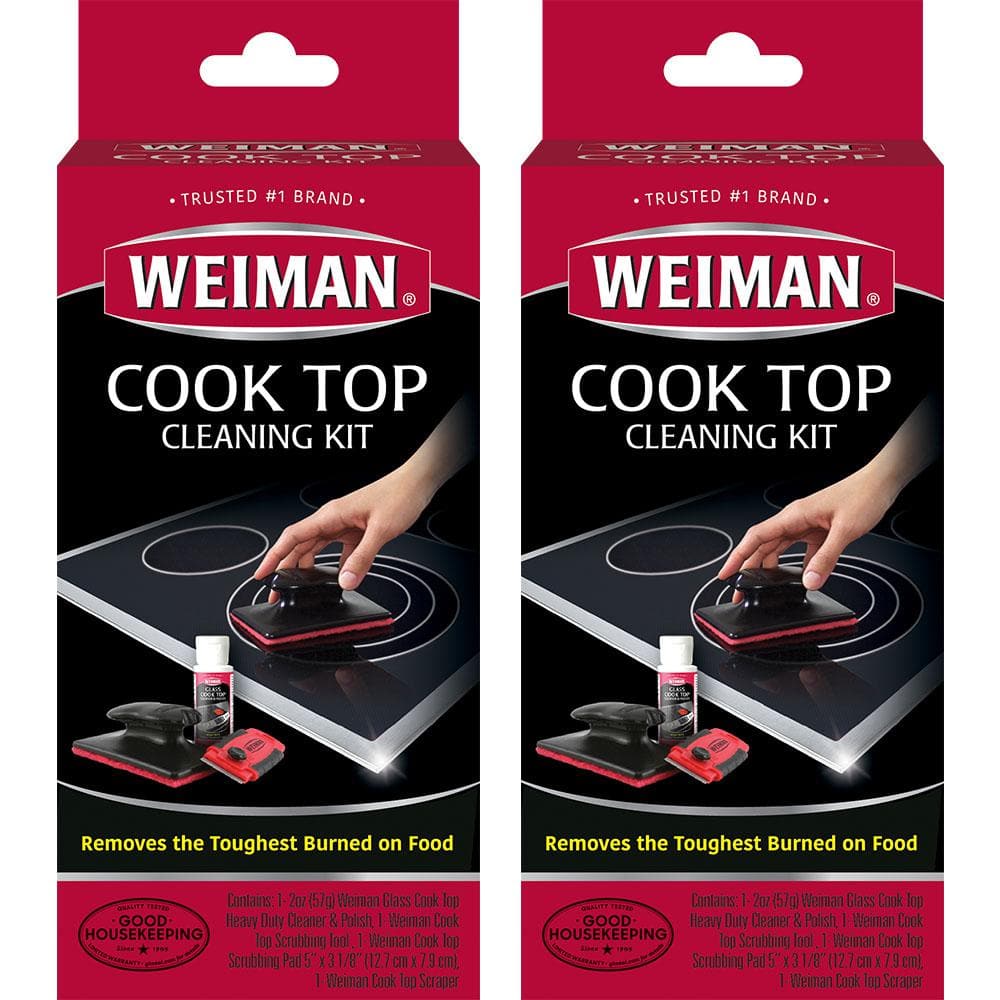 Cleaning A Glass Stove Top With Weiman Cook Top Cleaning Kit-Tutorial 