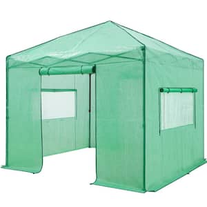 120 in. W x 120 in. D Portable Walk-In Pop-Up Gardening Instant Greenhouse Canopy