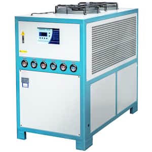 Water Chiller 15-Ton Industrial Chiller 15 HP Air-Cooled Water Chiller with Micro-Computer Control for Cooling Water
