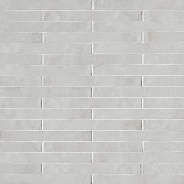 MSI Flamenco Princess White Brick 2 in. x 18 in. Glossy Porcelain Floor and Wall Tile (8 sq. ft./Case)