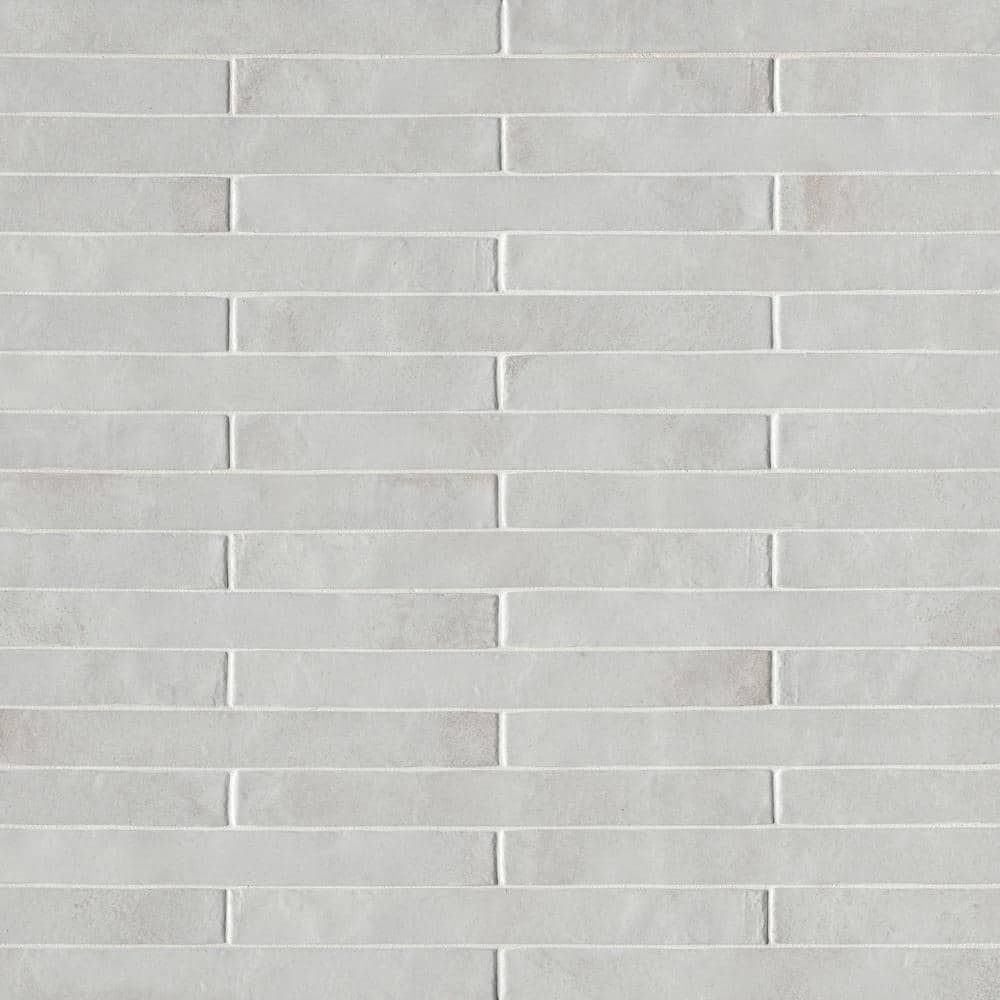 Take Home Tile Sample - Maestro White Brick 2 in. x 9 in. Glossy Porcelain Floor and Wall Tile price history on PriceWatchPro