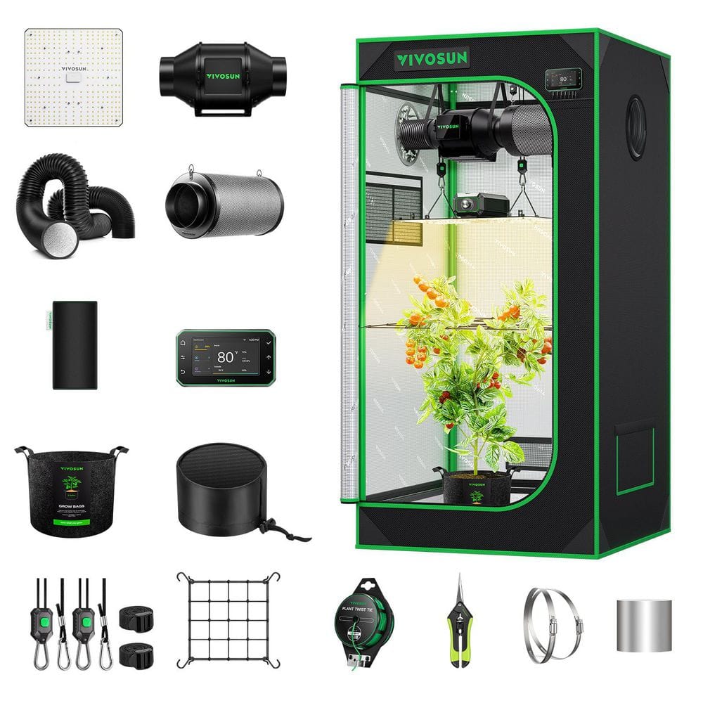 LumaLight 100-Watt Full Spectrum LED Grow Light Kit with 2 ft. x 2 ft. Grow Tent,Ventilation System and E42A+ Controller price history on PriceWatchPro