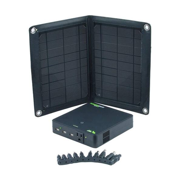 NATURE POWER 10-Watt Folding Solar Panel Charger with Power Bank Elite 15 Rechargeable Battery Pack-DISCONTINUED
