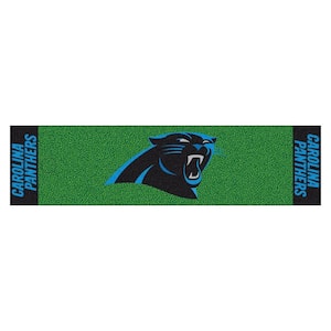 NFL Carolina Panthers 1 ft. 6 in. x 6 ft. Indoor 1-Hole Golf Practice Putting Green