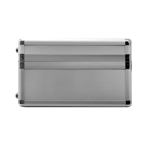 Cases By Source 12.25 in. Smooth Aluminum Portfolio Case in Silver SVP14112  - The Home Depot