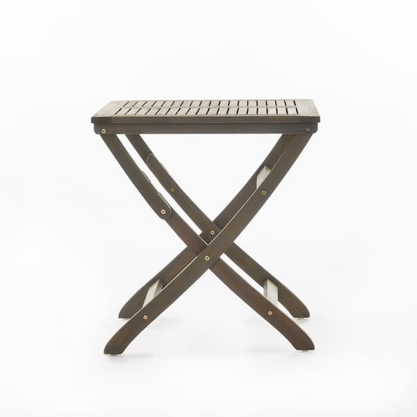 Positano Brown Wood Outdoor Patio Bistro Table