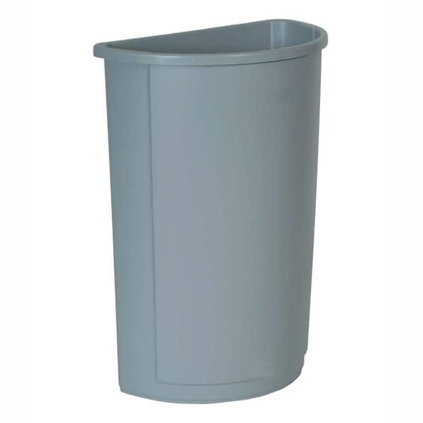 21 gal. Half Round Waste Basket