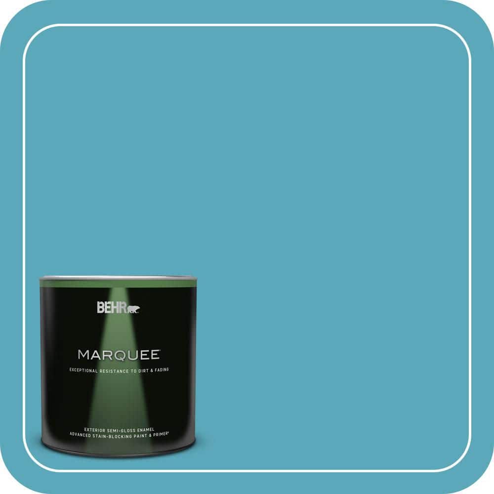 1 qt. #T15-11 Sonic Blue Semi-Gloss Enamel Exterior Paint & Primer price history on PriceWatchPro