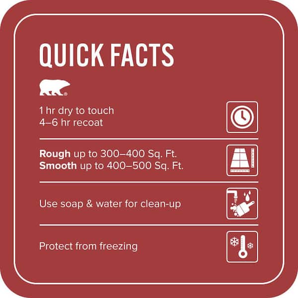 1 gal. #PFC-03 Red Baron Self-Priming 1-Part Epoxy Satin Interior/Exterior Concrete and Garage Floor Paint