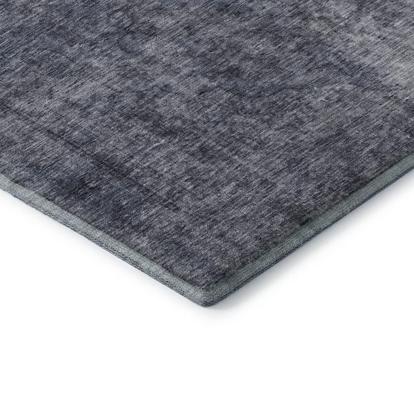 Mayfield Premium Machine Washable Abstract AMF1656 Blue 3 ft. x 4 ft. Area Rug