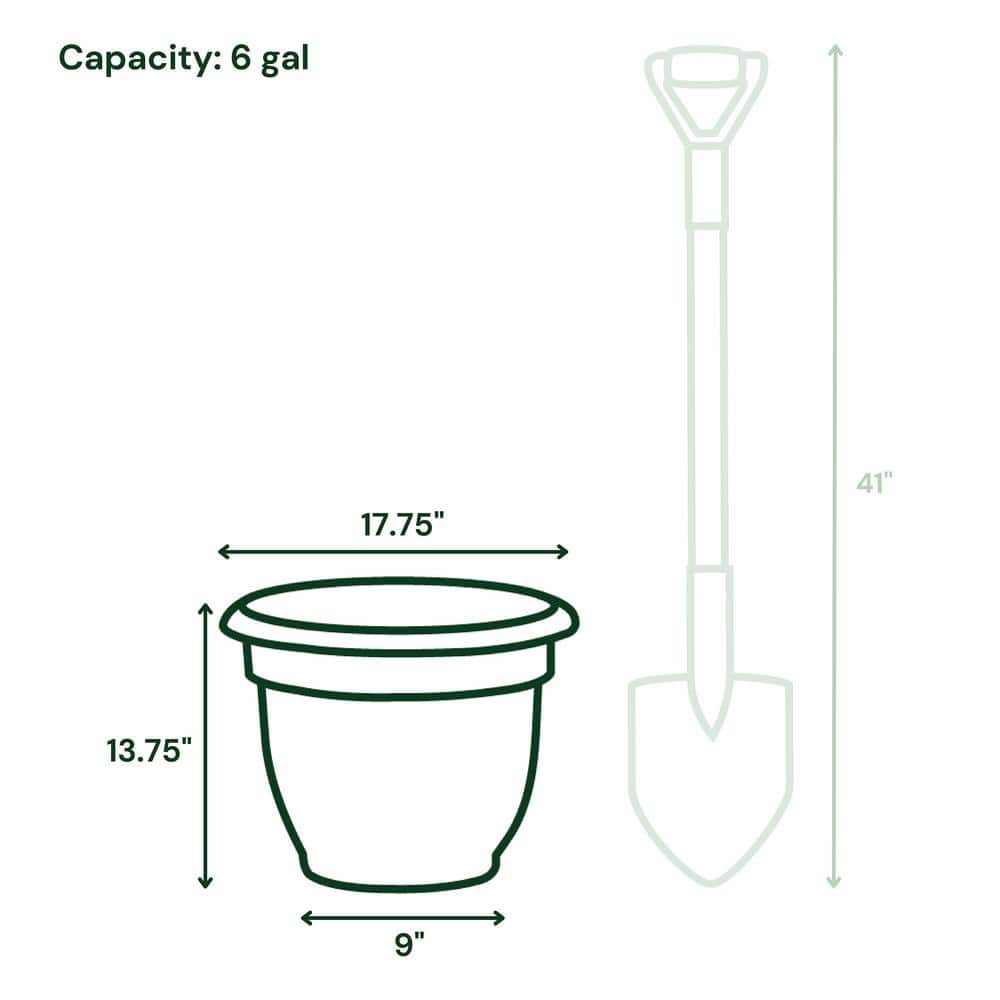 Ariana 17'' Muted Terra Cotta Self-Watering Indoor/Outdoor Planter