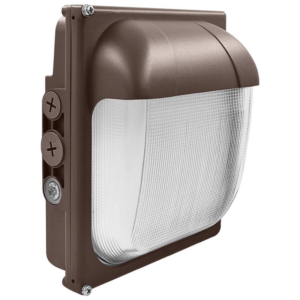 175-Watt Equivalent Integrated LED Brown Dusk to Dawn Wall Pack Light 2400/4800/7200 Lumens 3CCT 3000K/4000K/5000K price history on PriceWatchPro