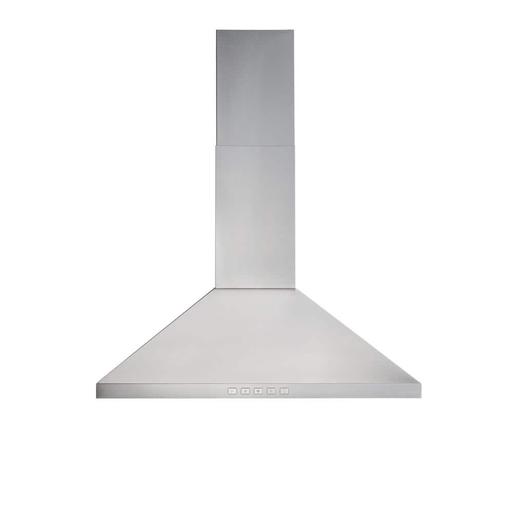 30-Inch Stainless Steel Convertible Wall-Mounted Range Hood