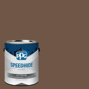 1 gal. PPG15-13 Chocolate Truffle Satin Exterior Paint