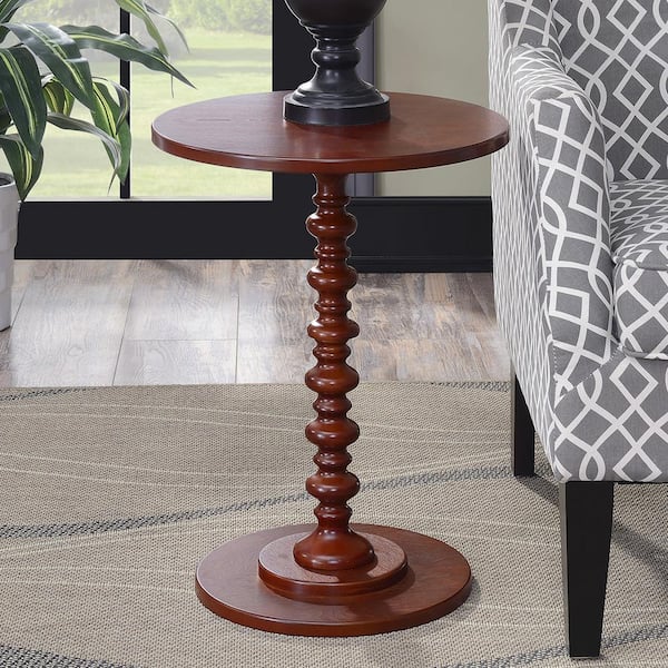 Convenience Concepts Palm Beach Mahogany Spindle End Table