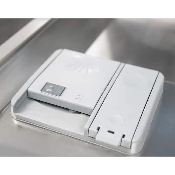 18 in. Front Control Built-in Dishwasher in White, 51 DB