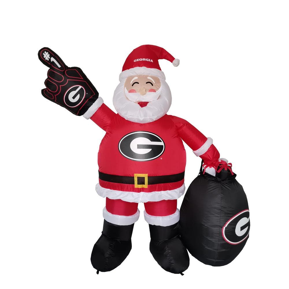 logobrands 7 ft. Atlanta Falcons Santa Clause Yard Inflatable