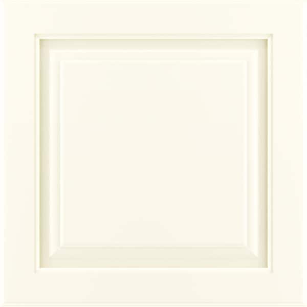 Portola 11 9/16-in. W x 3/4-in. D x 11 1/2-in. H in Painted Vanilla Cabinet Door Sample