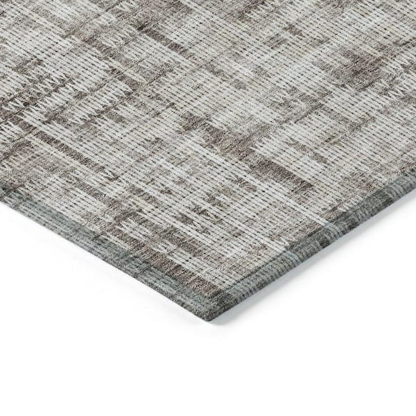 Chantille Machine Washable Indoor/Outdoor Abstract ACN2130 Taupe 1 ft. 8 in. x 2 ft. 6 in. Accent Rug