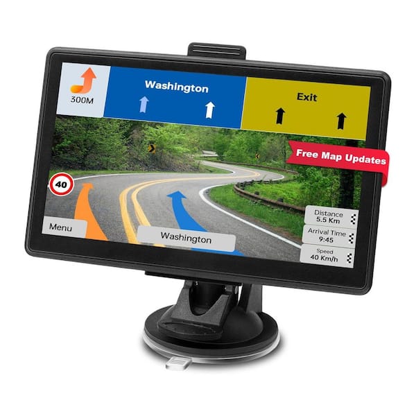 7 in. GPS Navigator for Car with 2025 Maps Speedcam Light Alerts, 7 Vehicle Modes for Truck Commercial Drivers