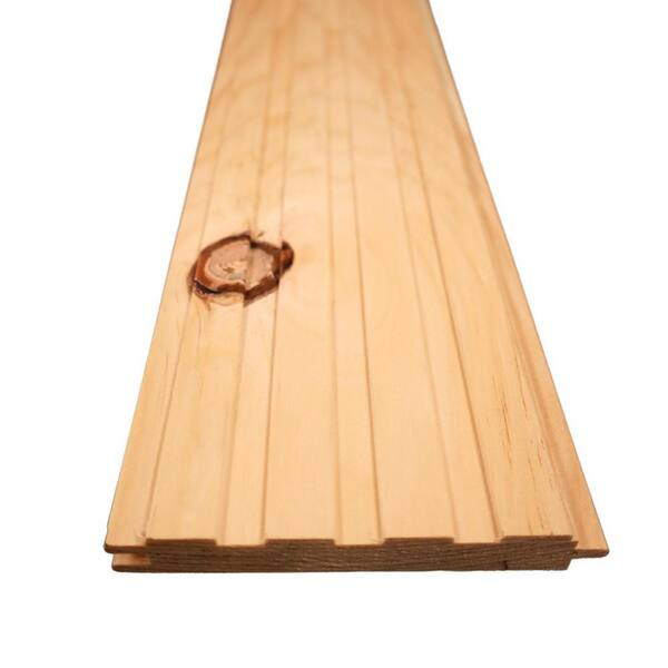 1 in. x 6 in. x 8 ft. Premium Tongue and Groove Pine Square