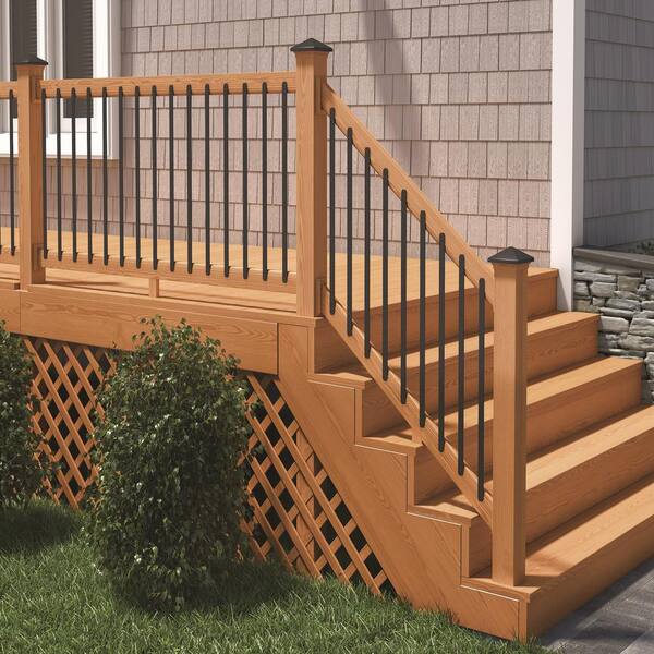4 in. x 4 in. x 4-1/2 ft. Cedar Eased Edge Deck Post 4 in. x 4 in. x 4-1/2 ft. Cedar Eased Edge Deck Post