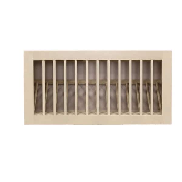 LIFEART CABINETRY Lancaster Shaker Assembled 30x15x12 in. Wall Dish Holder Cabinet in Stone Wash