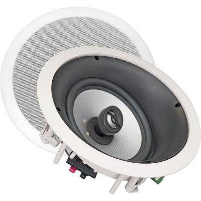 NXG 8 in. 100-Watt Home Theater 2-Way LCR In-Ceiling Speaker System with Tilt-Swivel Tweeter Island-DISCONTINUED