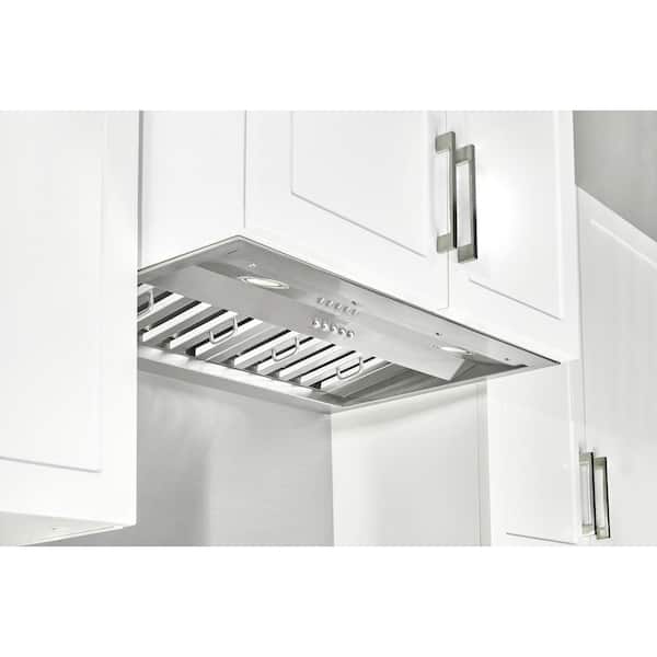 KOBE Range Hoods 30 in. 630 CFM Insert Range Hood in Stainless