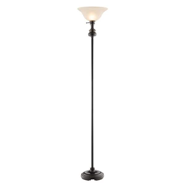 Hampton Bay Candler 71.75 in. Oil Rubbed Bronze Torchiere Lamp