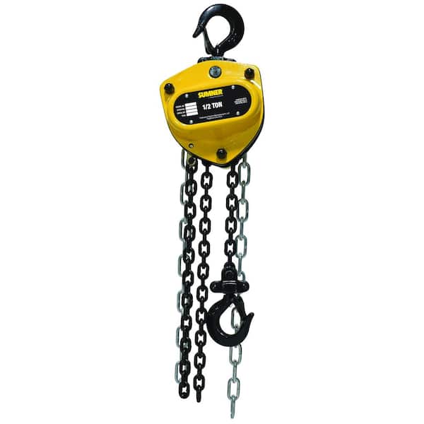 Southwire 1/2-Ton Chain Hoist with 15 ft. Chain Fall