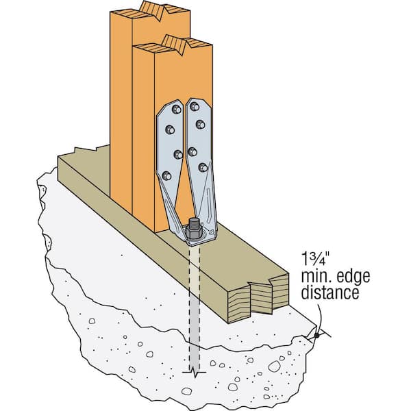 Simpson Strong Tie Dtt Zmax Galvanized Deck Tension Tie For