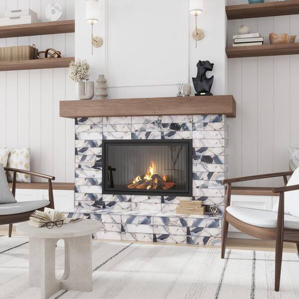 Apollo Tile Carnelian Gray 3-in x 12-in Glossy Glass Floor and Wall Tile (5-sq. ft/ Carton)