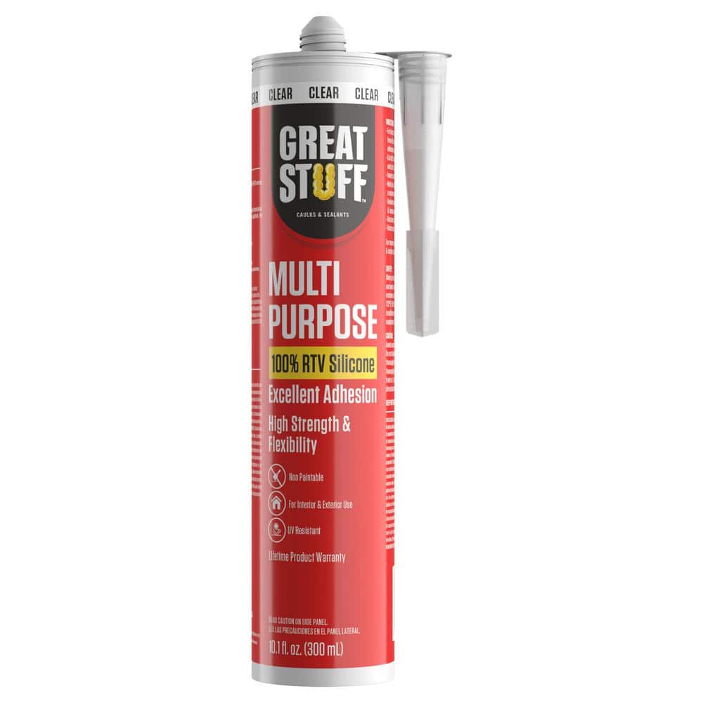 MITREAPEL Multipurpose 100% Silicone Sealant (12 x 8.4 fl oz) Clear  Waterproof 12 Pack