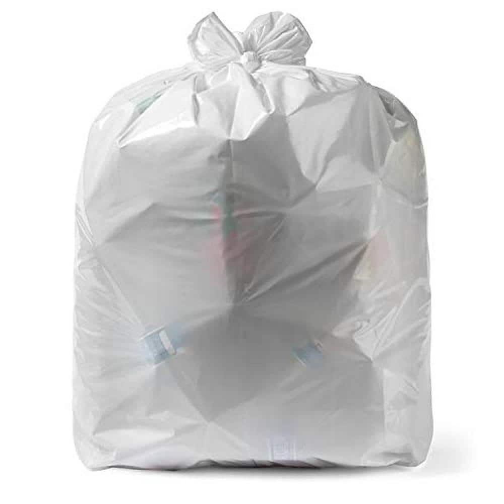 18 Gal. White Kitchen and Compactor Drawstring Bags (30-Count)