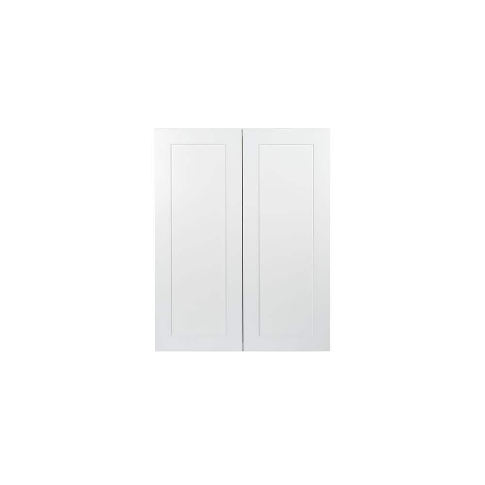 Ready to Assemble 36x30x12 in. Shaker Double Door Wall Cabinet with 2-Shelf in White price history on PriceWatchPro