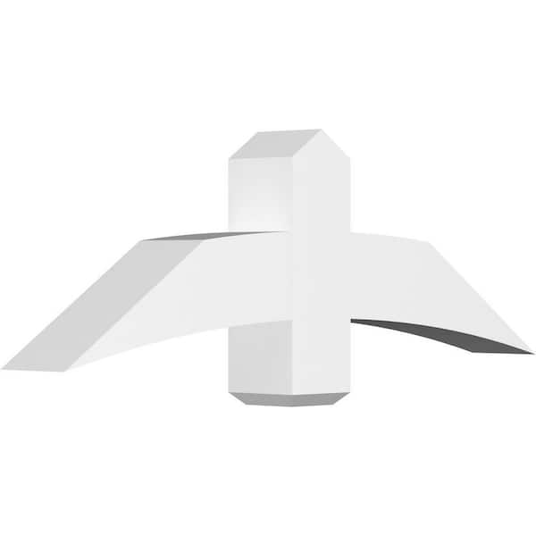 Ekena Millwork Bellingham 48 in. W x 16 in. H x 6 in. D Signature Polyurethane Bracket