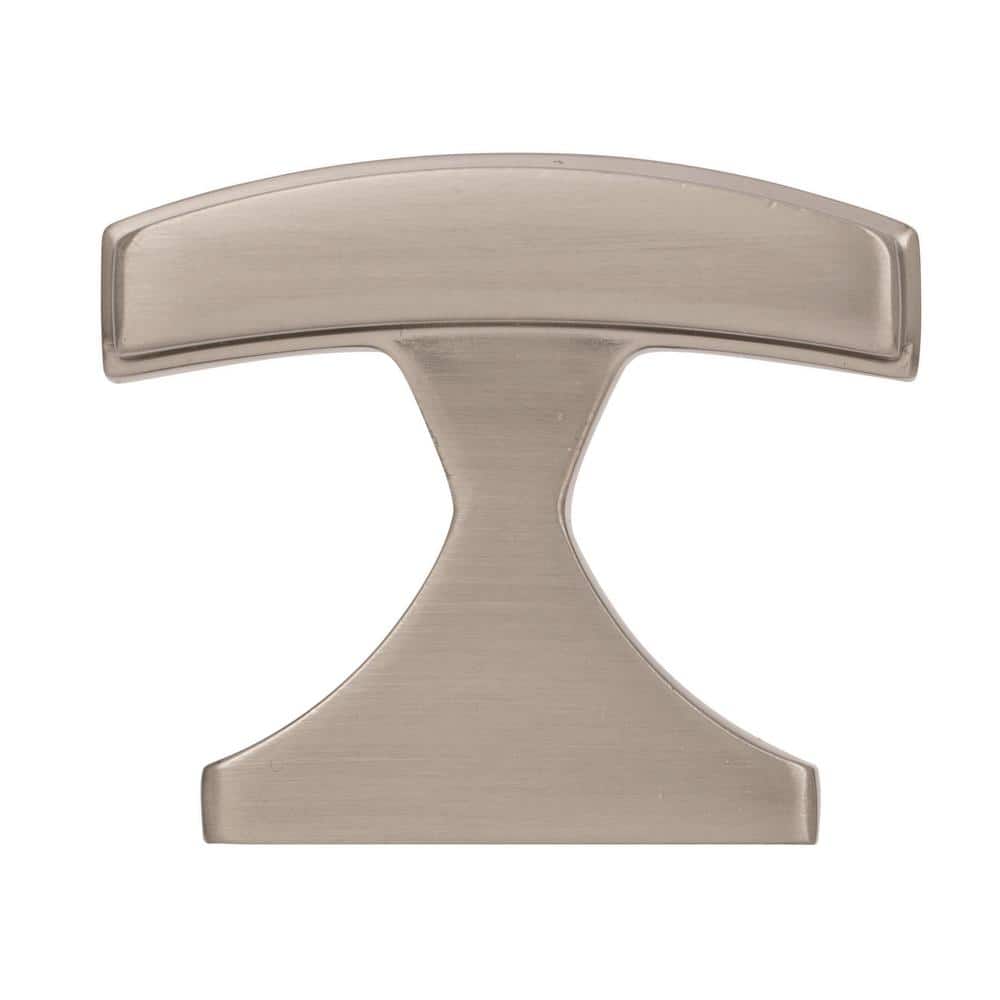Satin Nickel Modern Rectangle Cabinet Knob