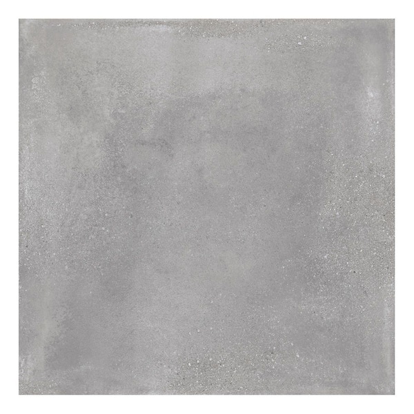 Giorbello Italian Melange Nordic Gray 24 in. x 24 in. Matte Stone Look Porcelain Floor and Wall Tile (4 Pieces, 16 sq. ft./Case)