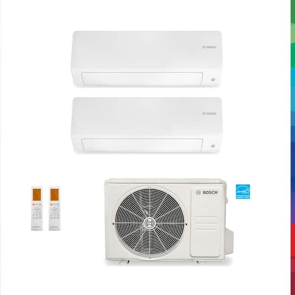Gen 3 Climate 5000 PRO PACK 2-Zone 18,000 BTU 1.5 Ton Ductless Mini Split Air Conditioner with Heat Pump 230-Volt